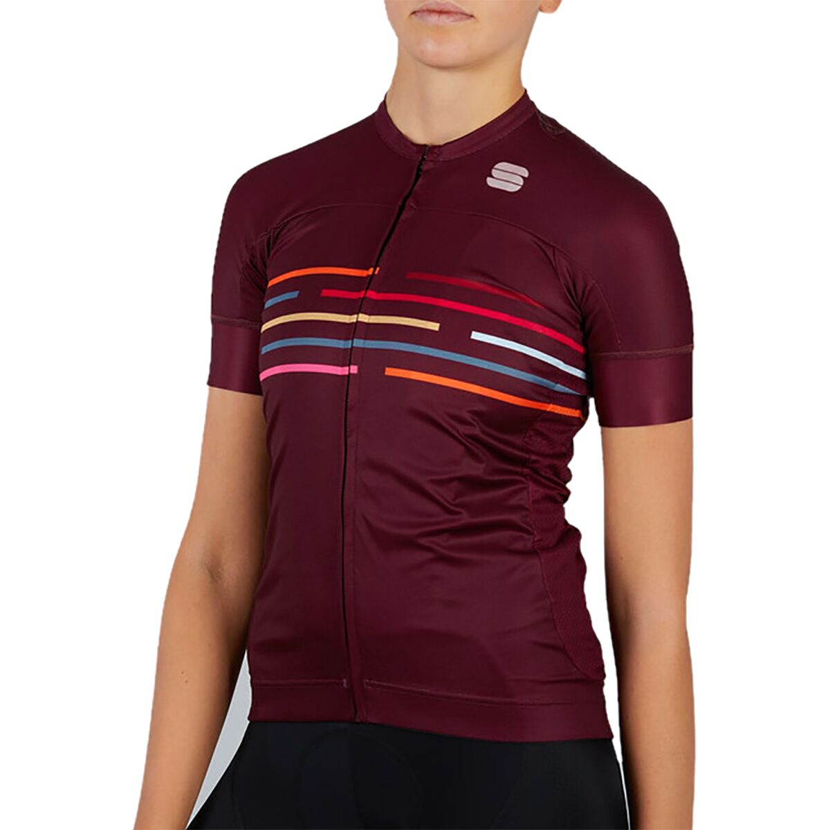Sportful VÉLODROME W SS Jrs, Maglia Lunga Donna, Cyclamen - 9
