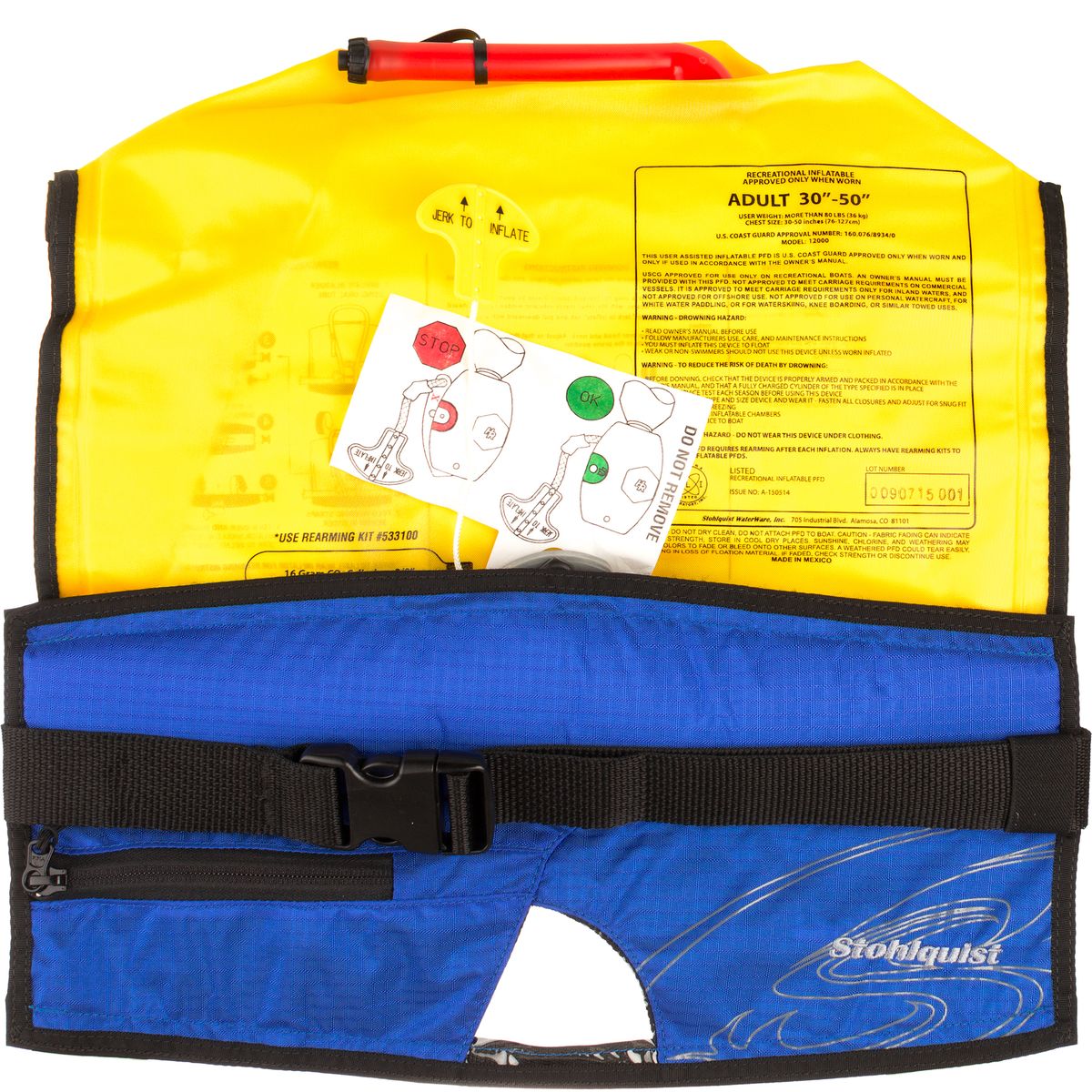 Stohlquist Contour Inflatable Personal Flotation Device Paddle