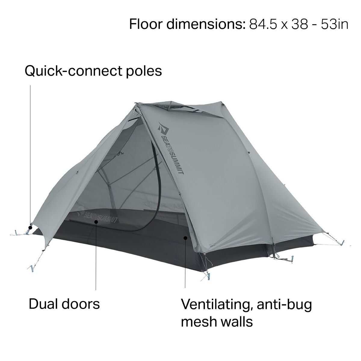 Sea To Summit ALTO TR2 Tent: 2-Person 3-Season