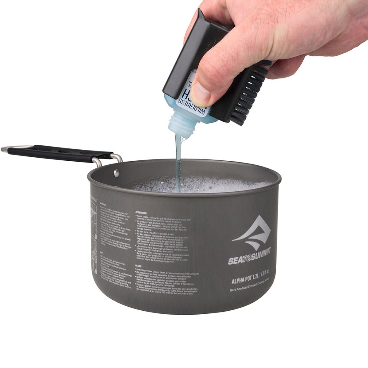 Sea To Summit Camp Kitchen Pot Scrubber + Soap