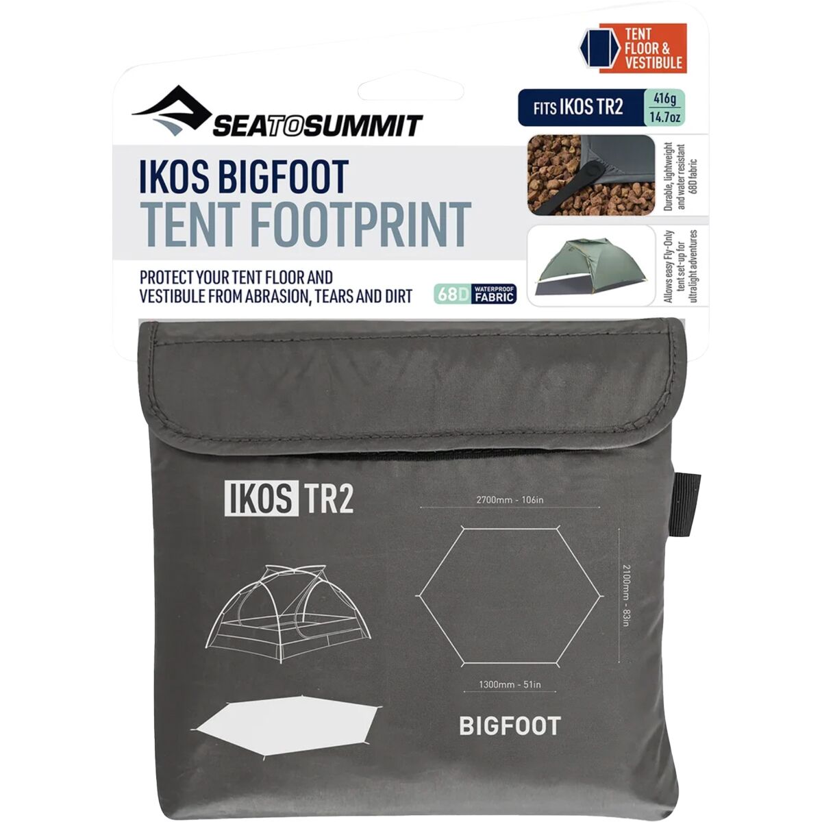 Sea To Summit Ikos TR2 Footprint: 2-Person