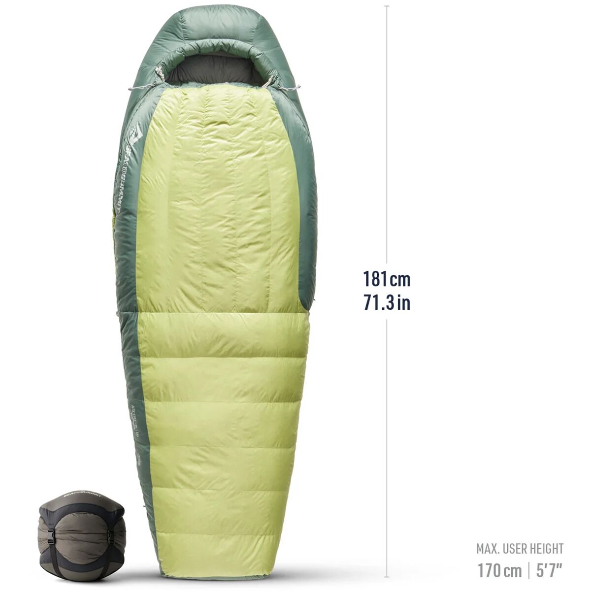 Sea To Summit Ascent Sleeping Bag: 15F Down - Women´s