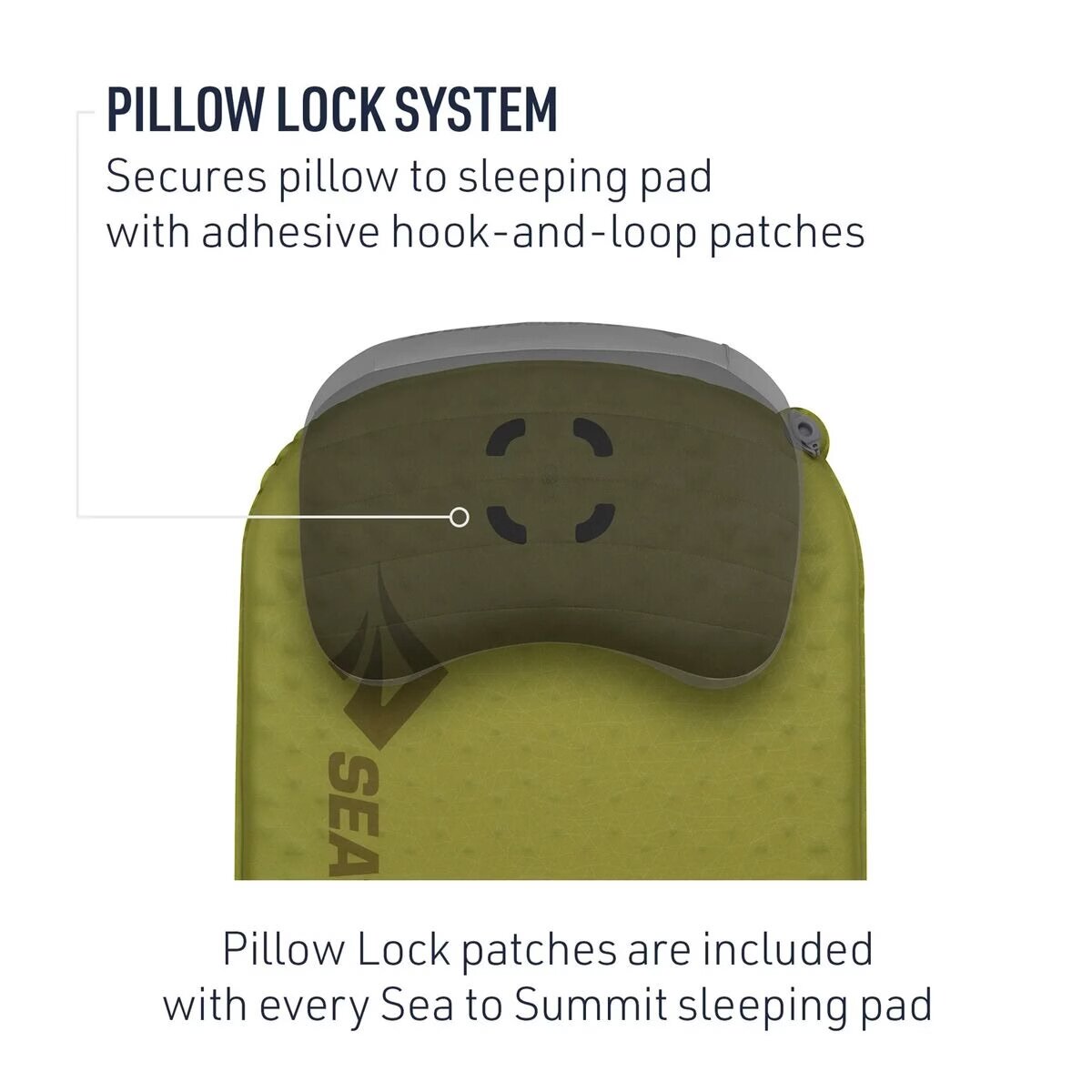 Снаряжение Sea To Summit Camp Self Inflating Mat, цвет: Tarragon — фото 3