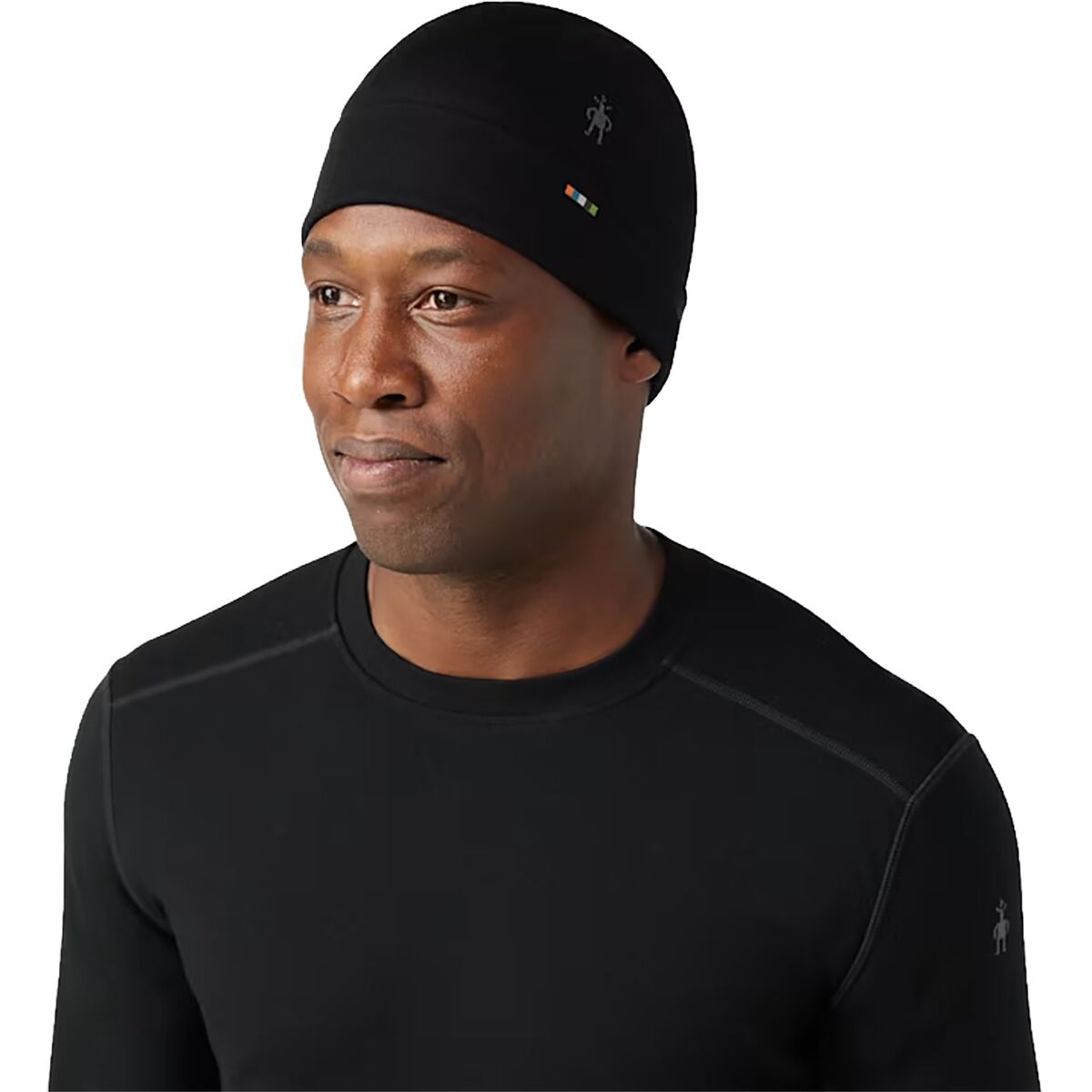Шапка Smartwool Merino 250 Cuffed Beanie, цвет: Чёрный, вариант 1 — фото 4
