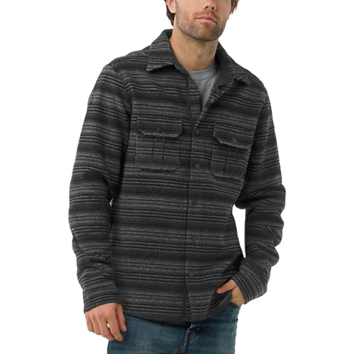 Smartwool Anchor Line Stripe Shirt Jacket Men's Clothing