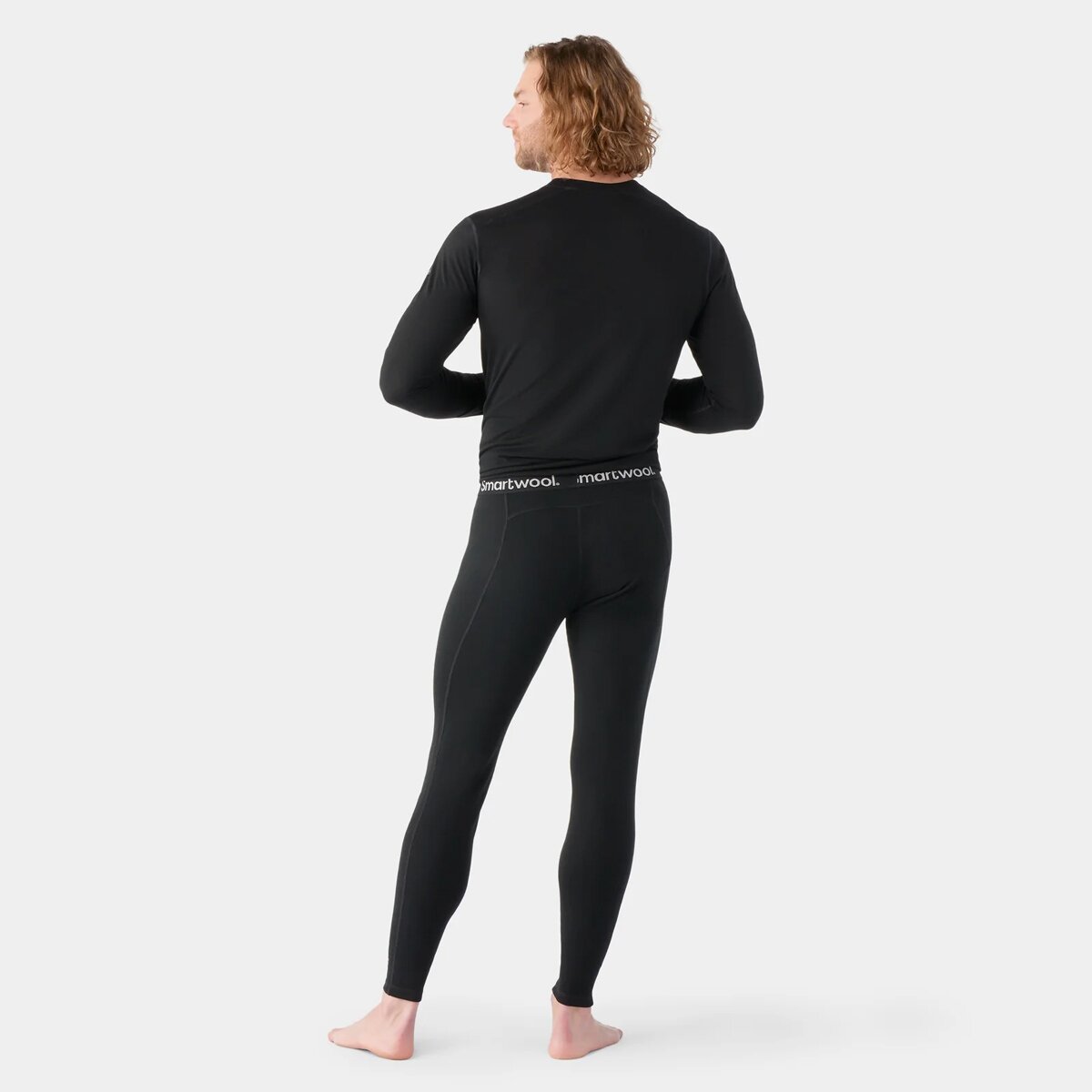 Мужские брюки Smartwool Classic Thermal Merino Baselayer Bottom, цвет: Чёрный — фото 2