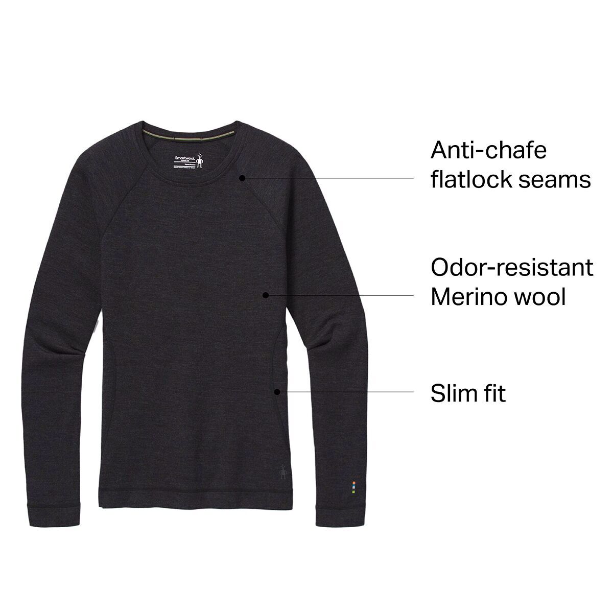 Smartwool Classic Thermal Merino Crew Baselayer -...