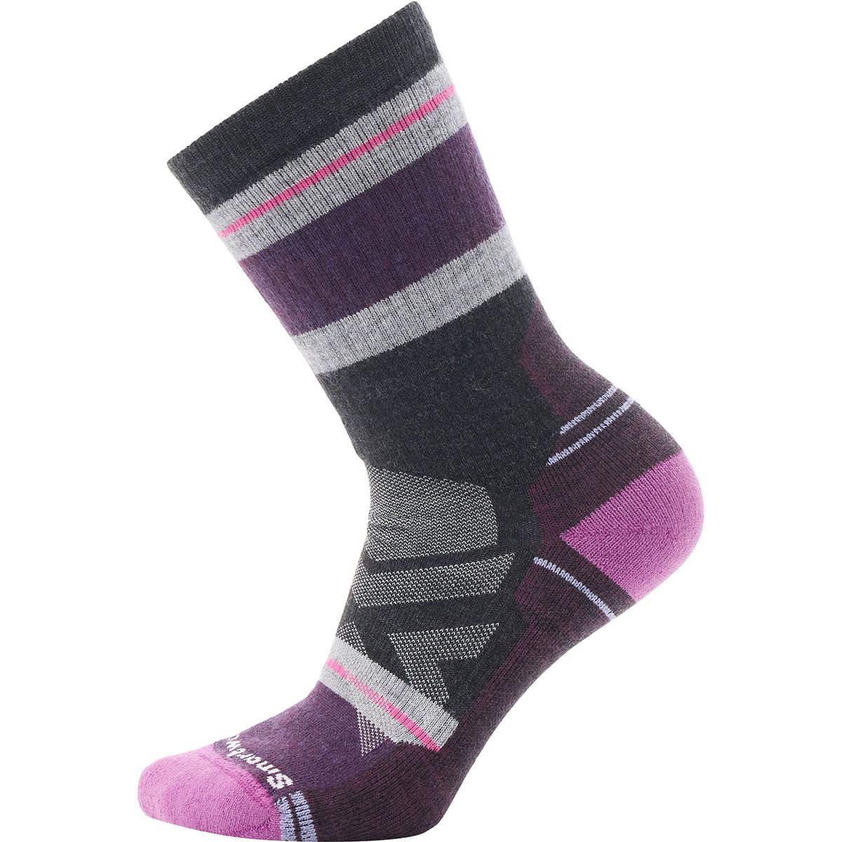 Женский топ Smartwool Performance Hike Full Cushion Saturnsphere Crew, цвет: Угольный — фото 1