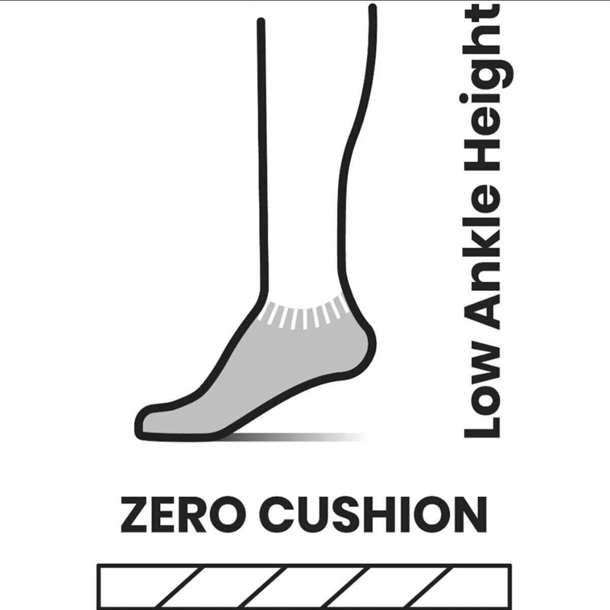 Smartwool Run Zero Cushion Low Ankle Sock - Women´s