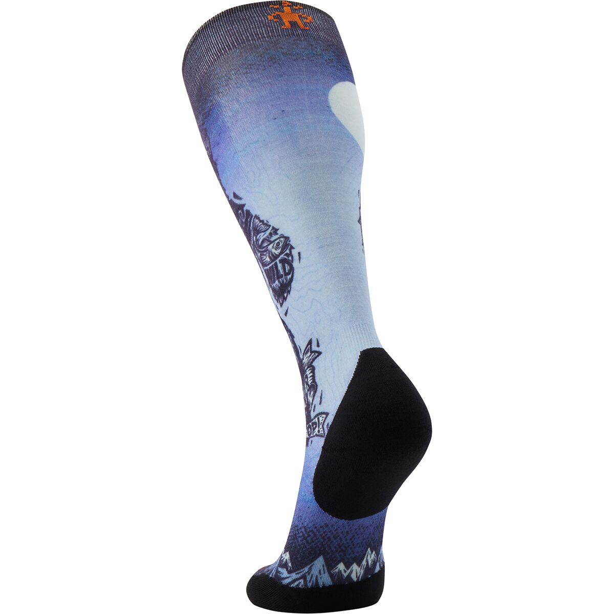 Smartwool Ski Targeted Cushion Always Explore Print OTC Sock