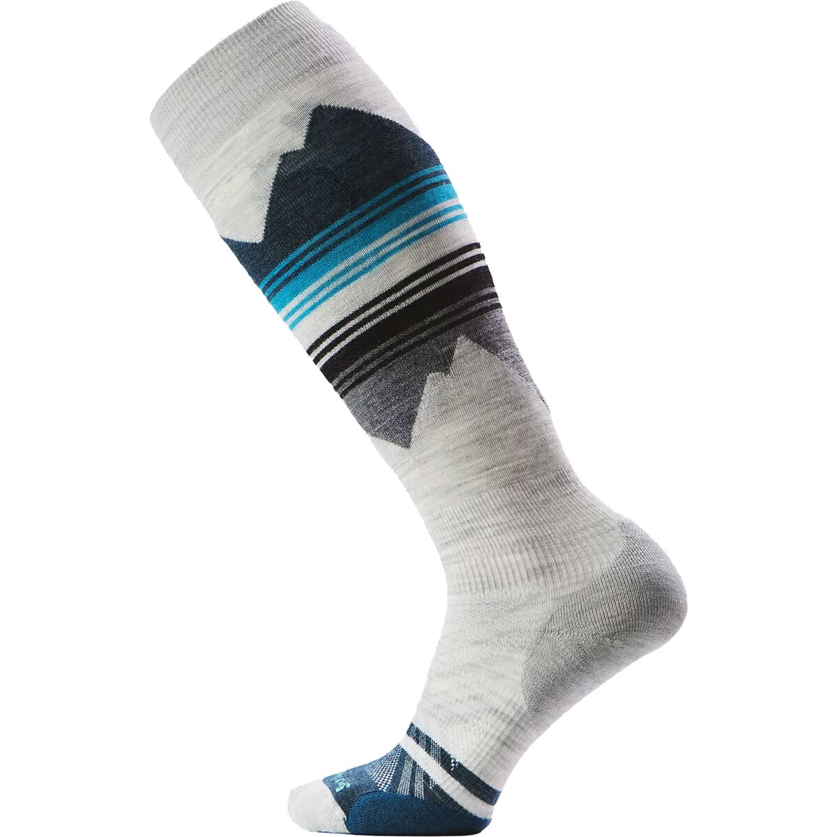 Носки Ski Targeted Pattern, высокие — Smartwool, цвет: Пепельный