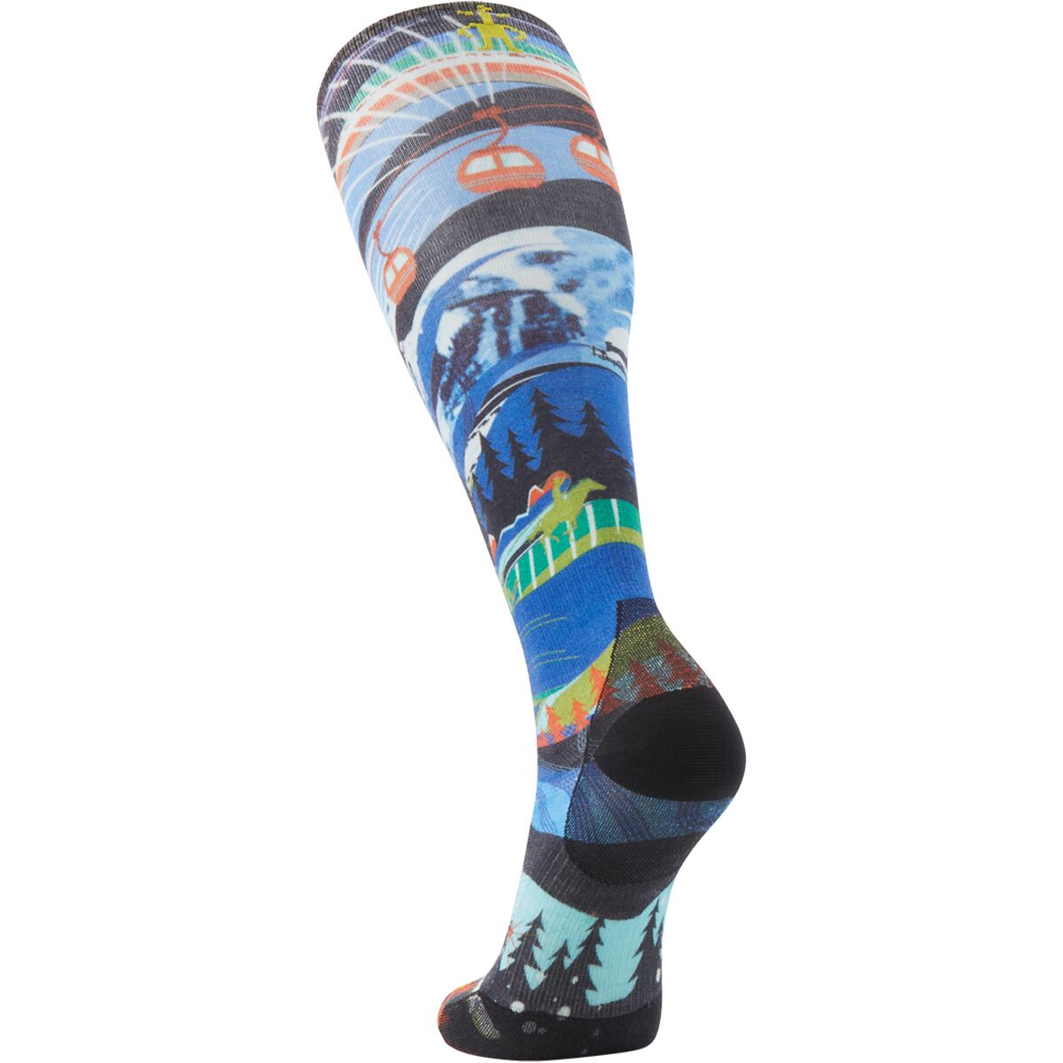 Smartwool Ski Zero Cushion Skication Print OTC Sock