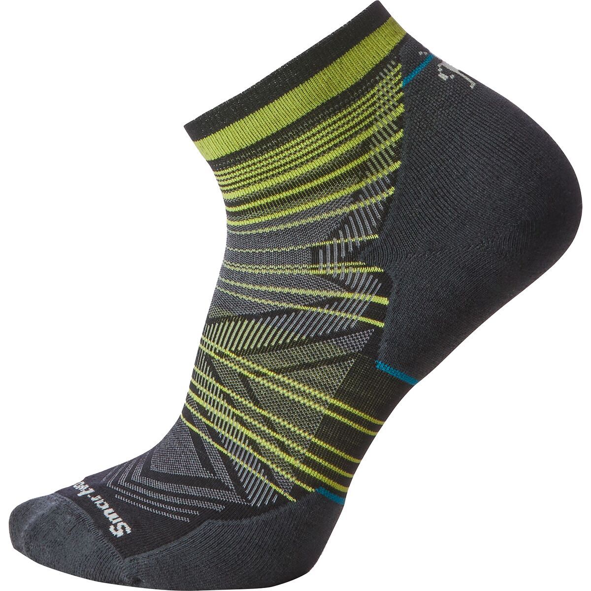 Smartwool Run Targeted Cushion Pattern Ankle Sock Clothing