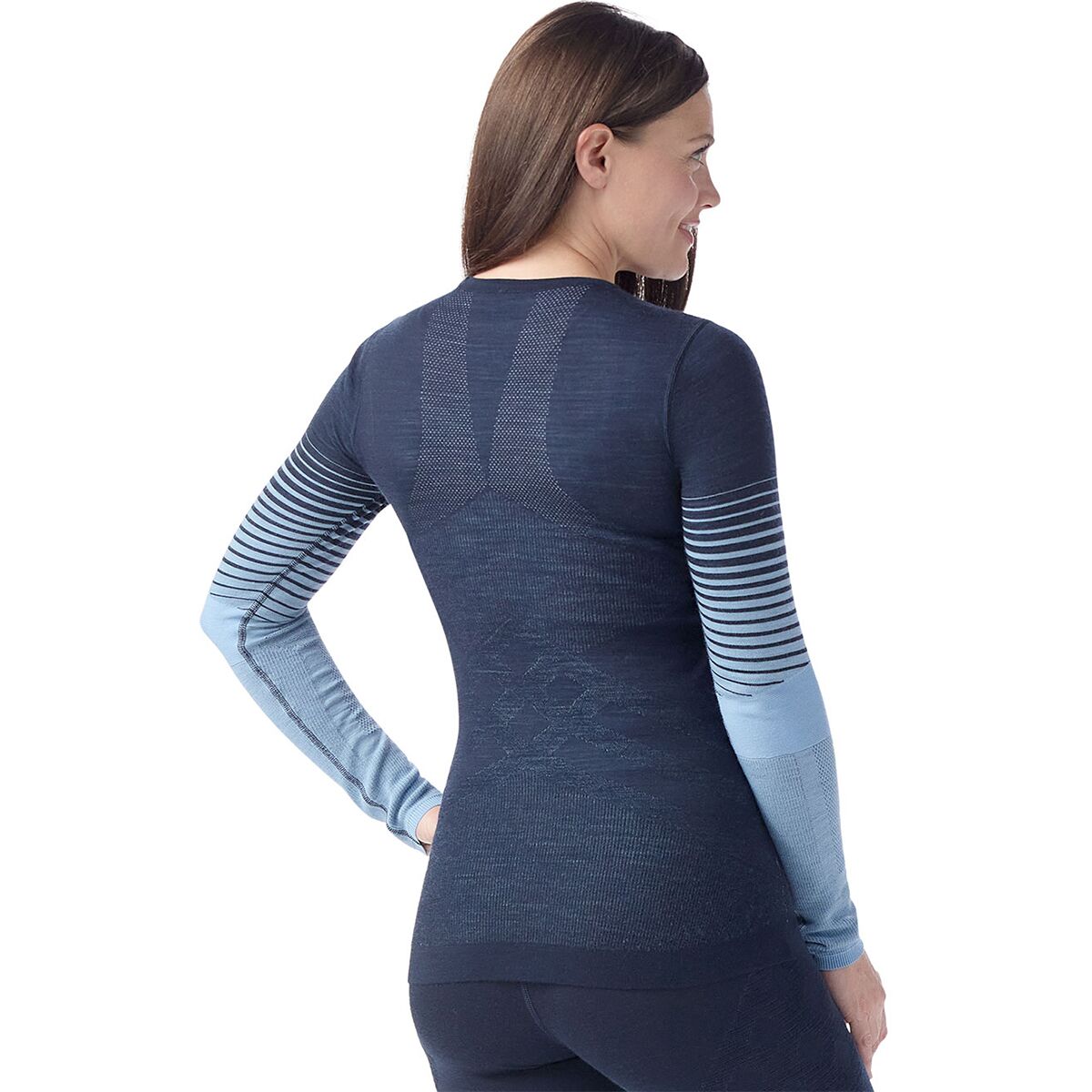 Smartwool Intraknit Thermal Merino Pattern Crew Top -...
