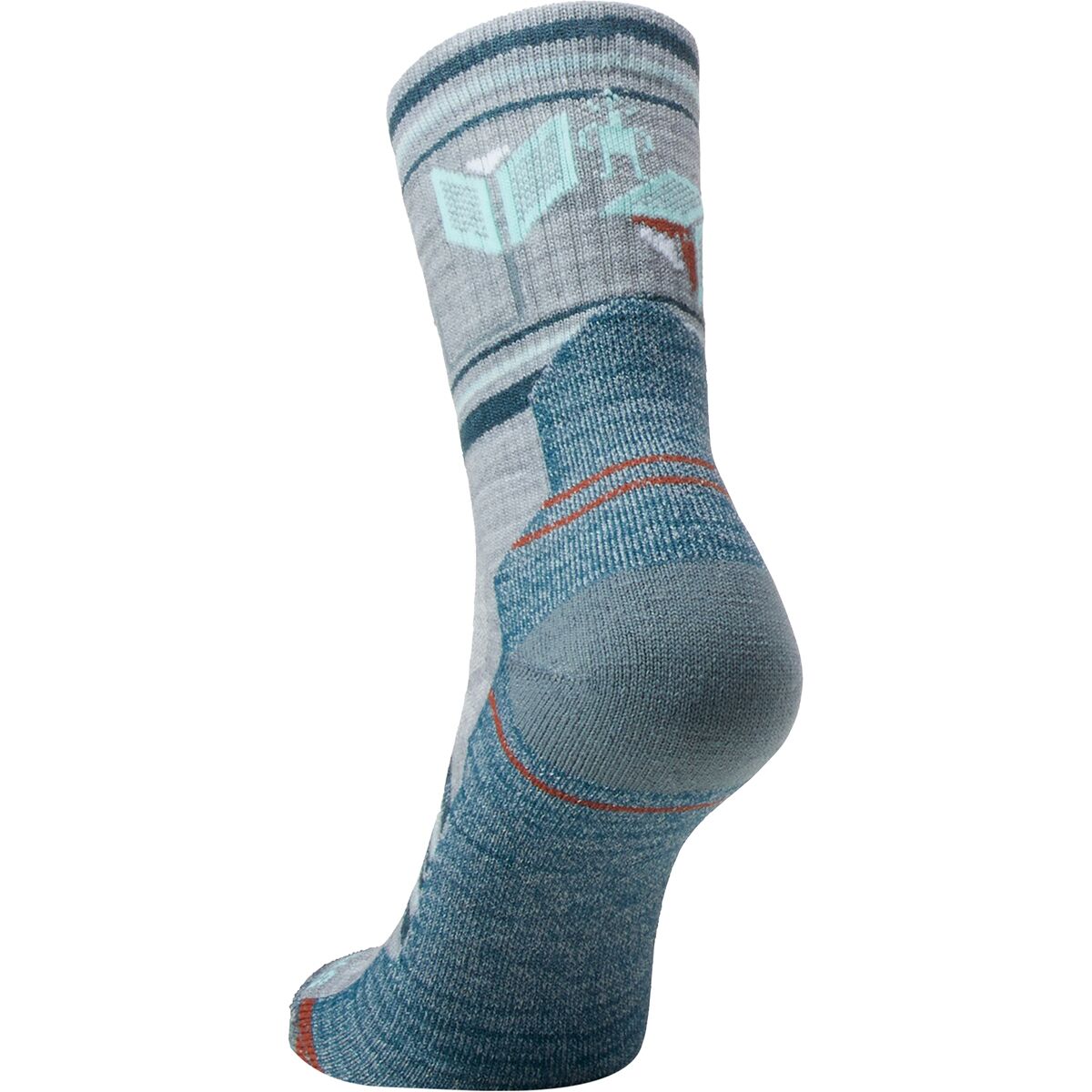 Chaussettes Randonnée Smartwool Hike Light Cushion Pour Femme - Taille M - Gris Moyen - Laine Mérinos