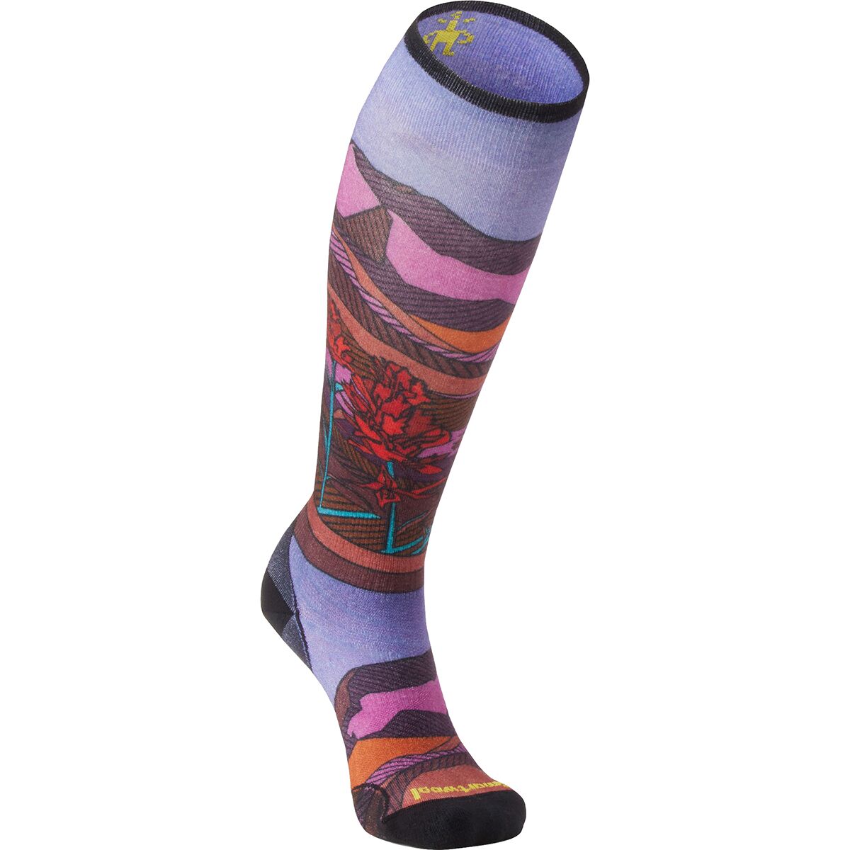 Smartwool Ski Zero Cushion Floral Field Print OTC Sock -...