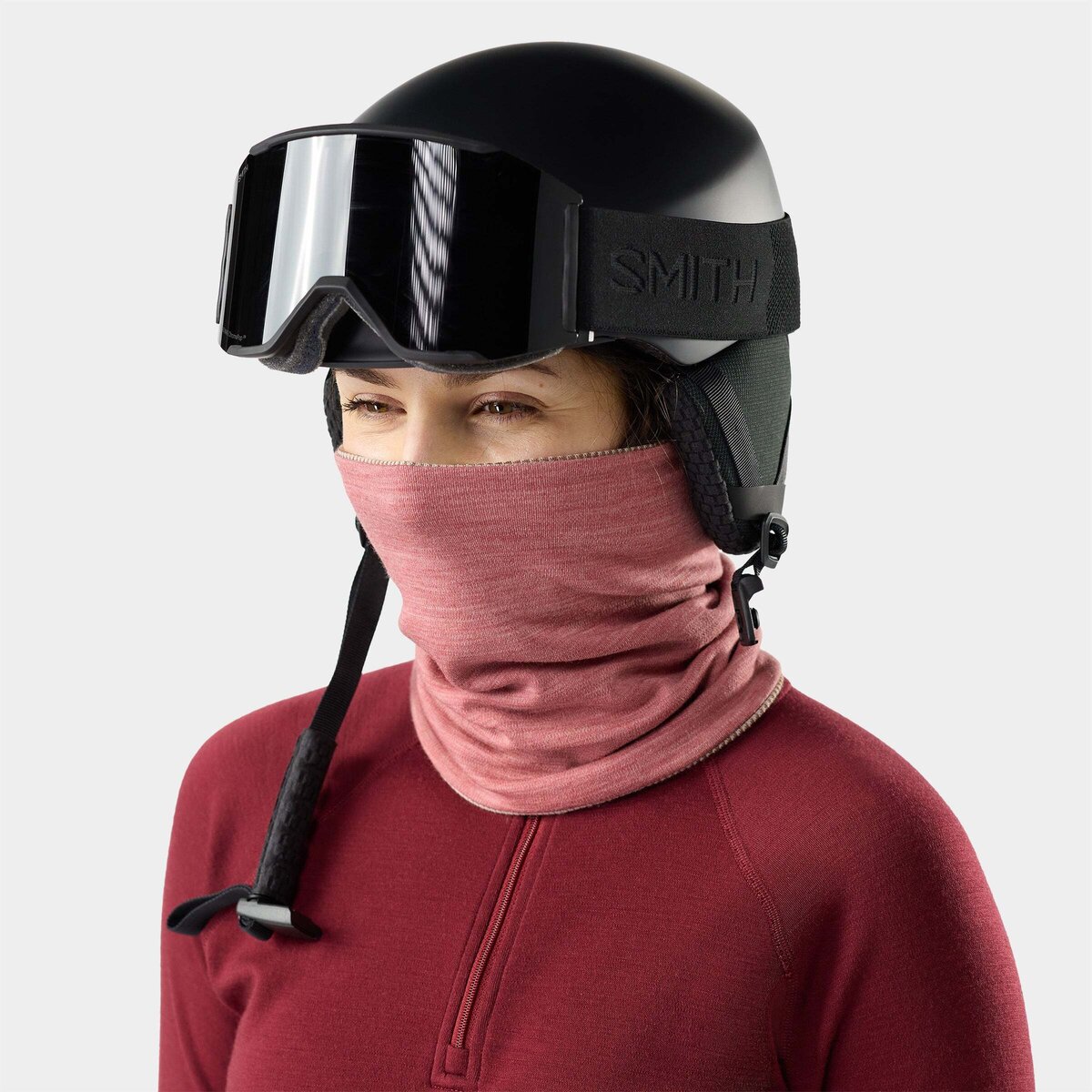 Аксессуары Smartwool Thermal Merino Reversible Neck Gaiter, цвет: Миндальный — фото 2