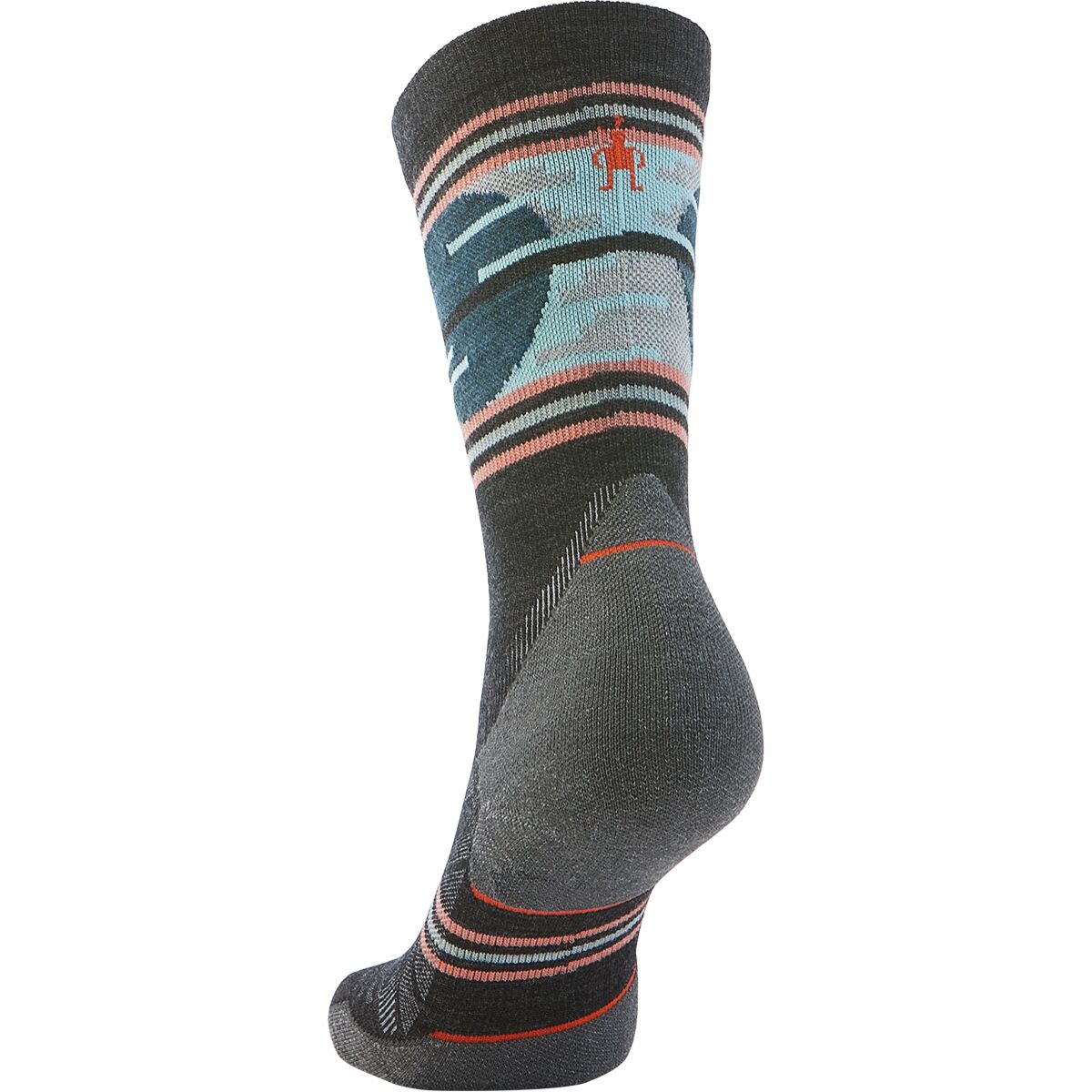 Smartwool Trail Run Targeted Cushion Sunset Trail Crew Sock...