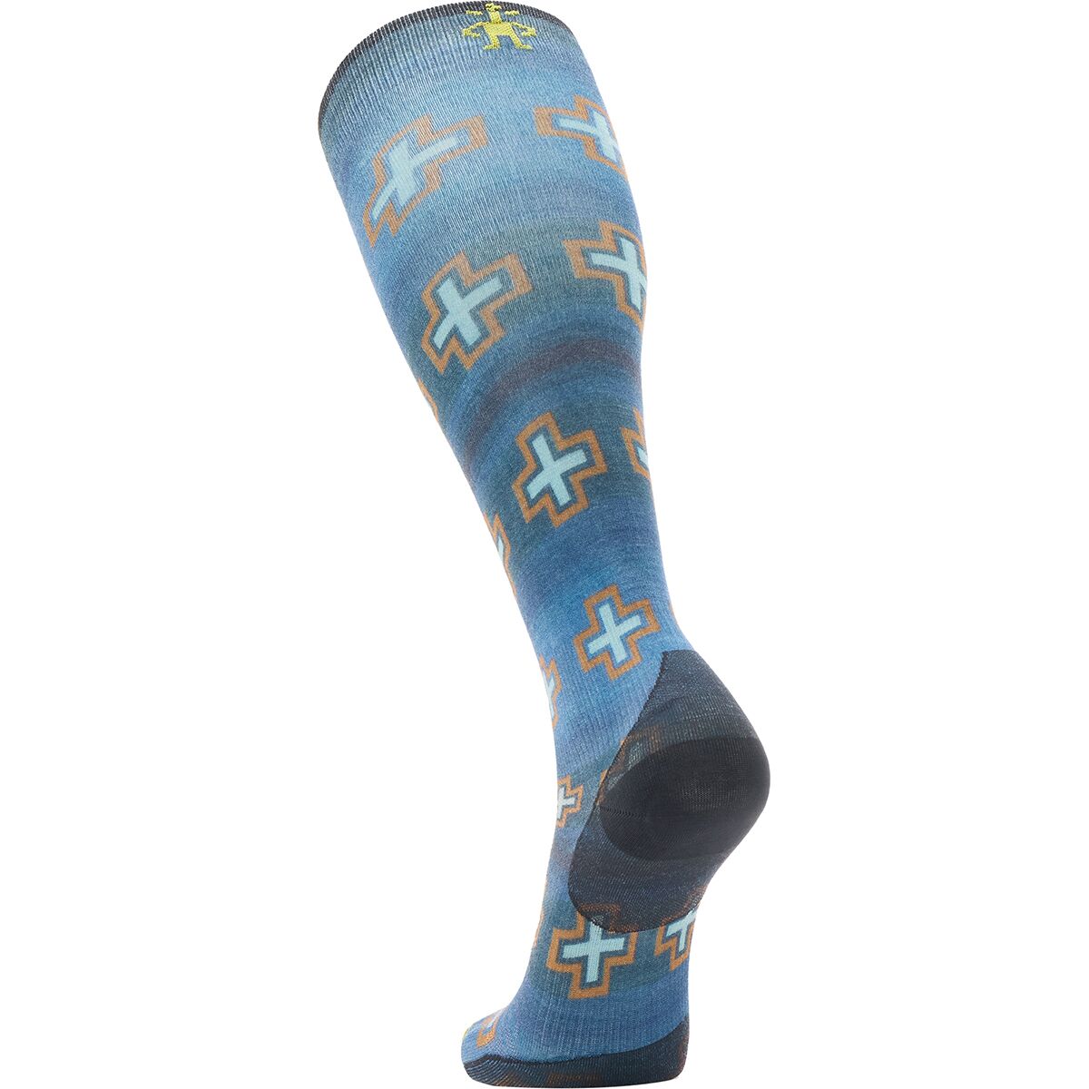 Smartwool Ski Zero Cushion Paths Crossed Print OTC Sock