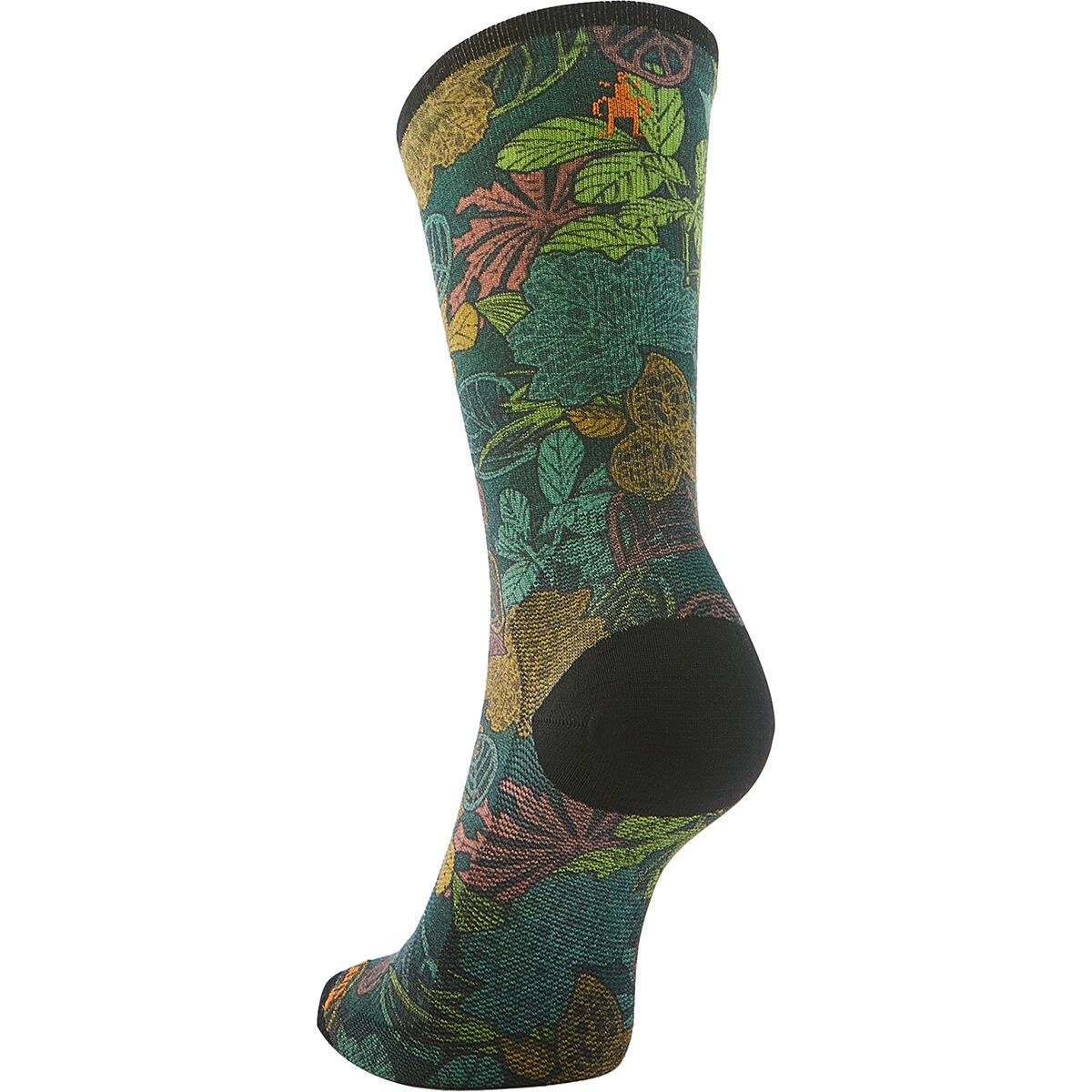 Smartwool Bike Zero Cushion Aloha Forest Print Crew Sock -...