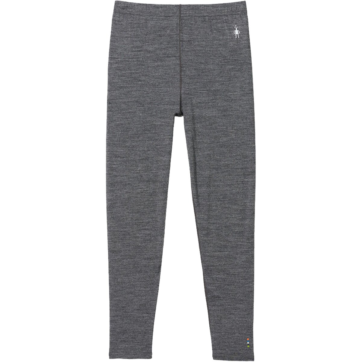 Детские брюки Smartwool Classic Merino Blend Base Layer Bottom, цвет: Угольный меланжевый — фото 3