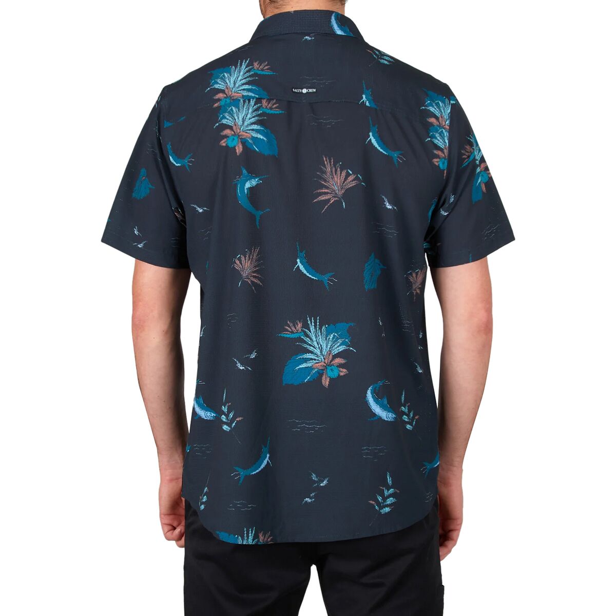 Salty Crew Ernesto Short-Sleeve Perforated Tech Woven Shirt...