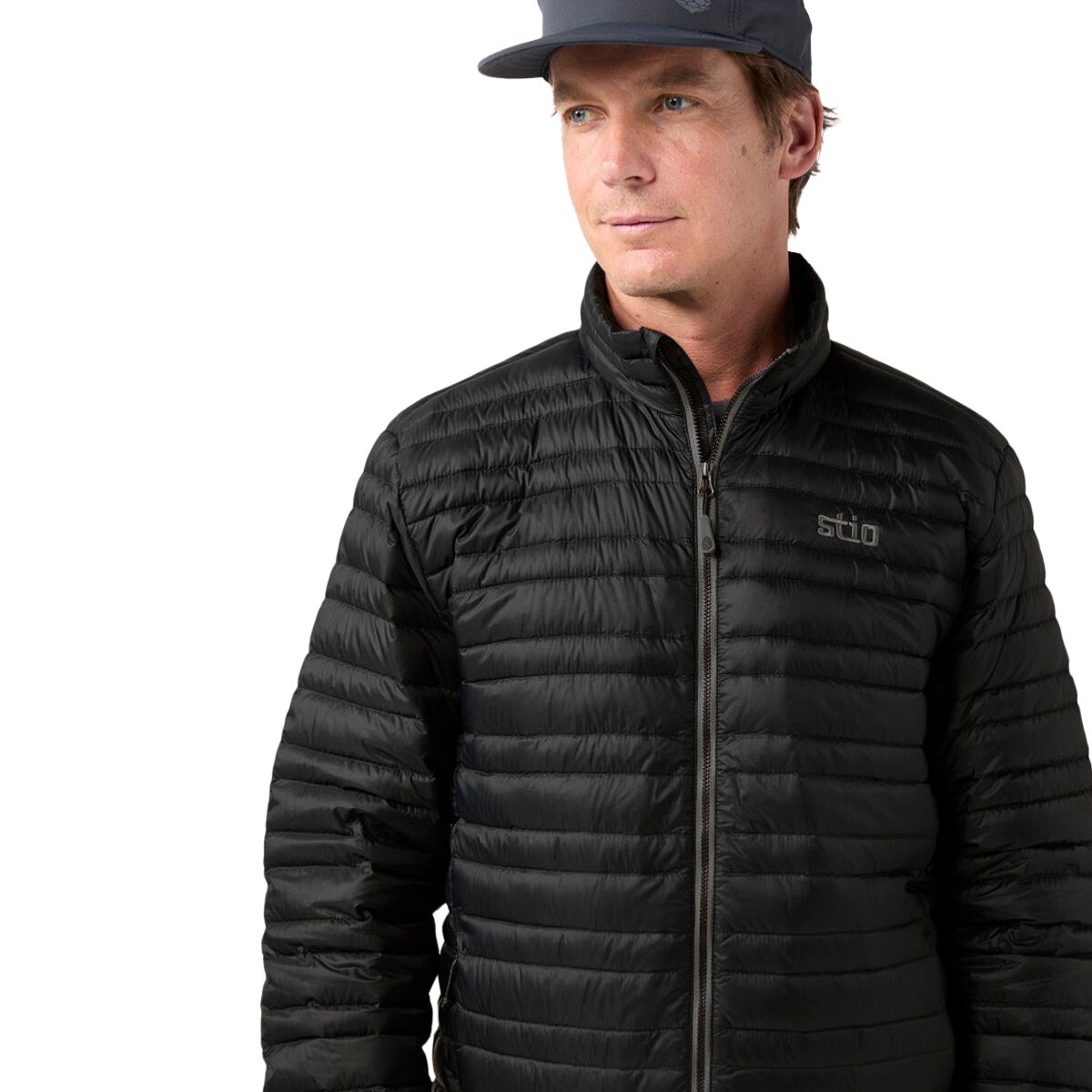 Мужской свитер Stio Pinion Full-Zip Down, цвет: Abyss — фото 3