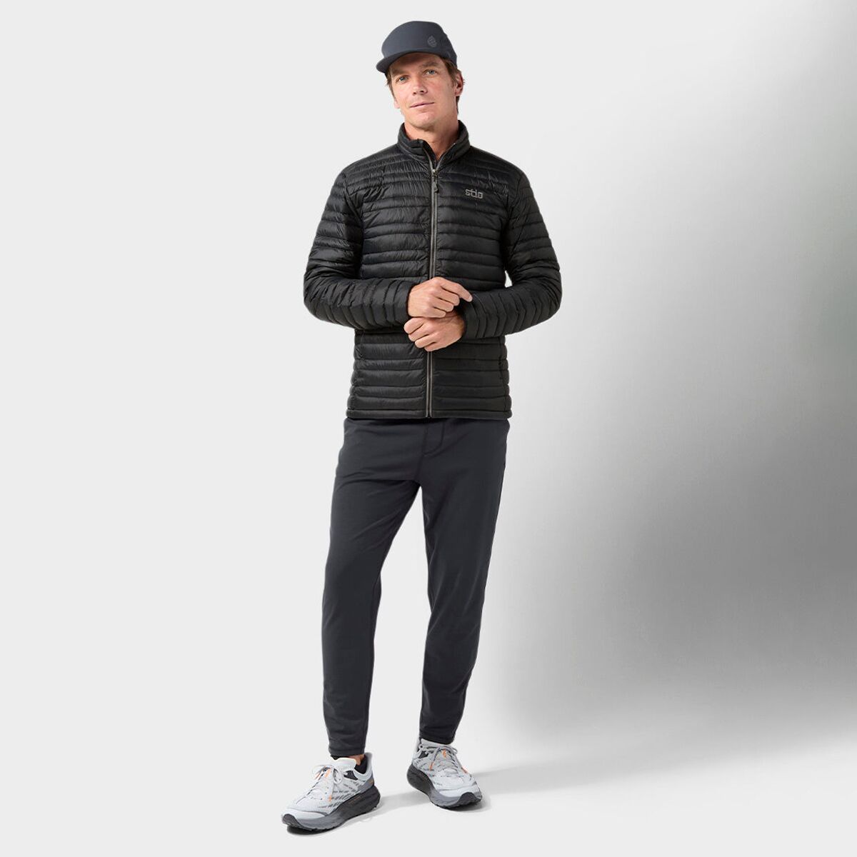 Мужской свитер Stio Pinion Full-Zip Down, цвет: Abyss — фото 4