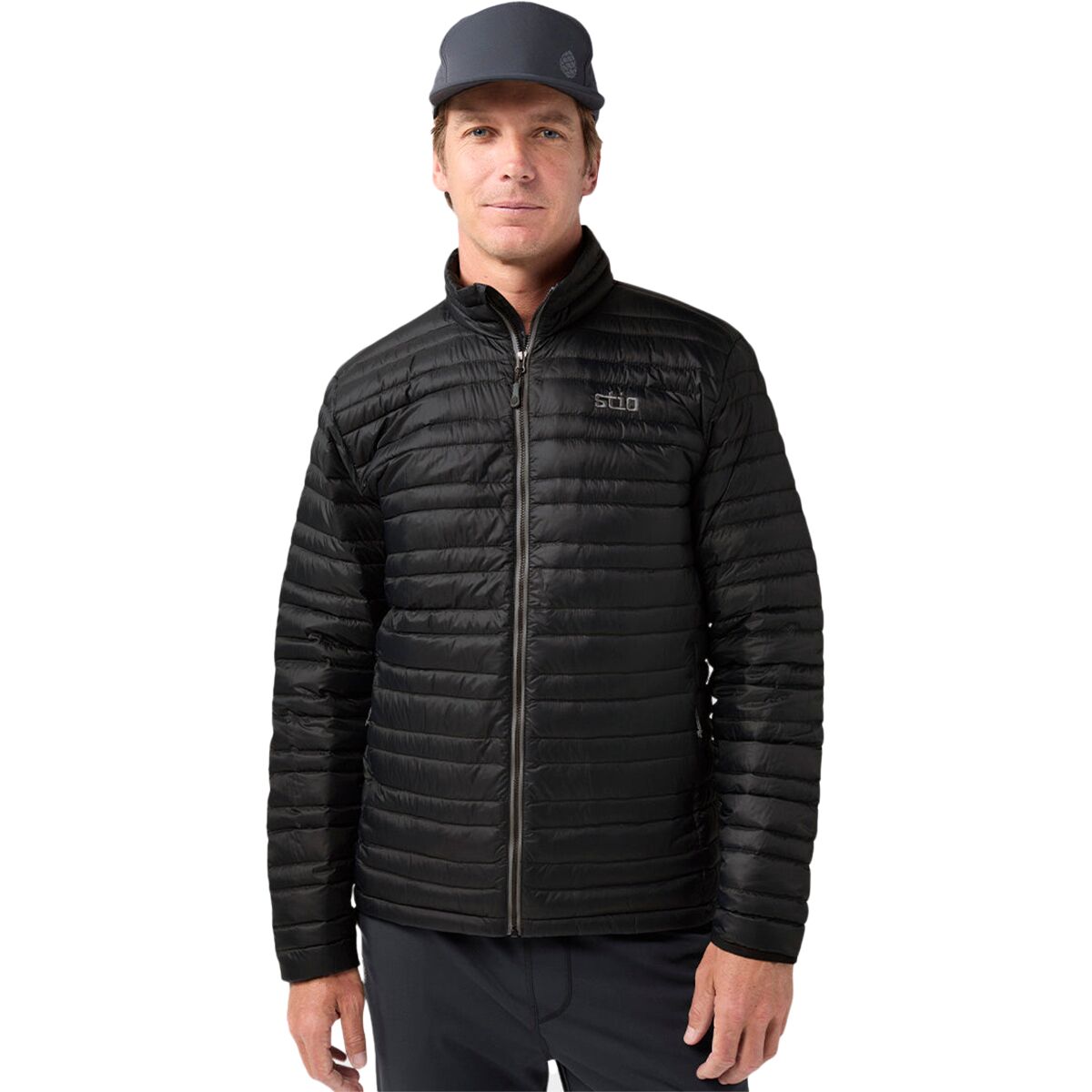 Мужской свитер Stio Pinion Full-Zip Down, цвет: Abyss — фото 6