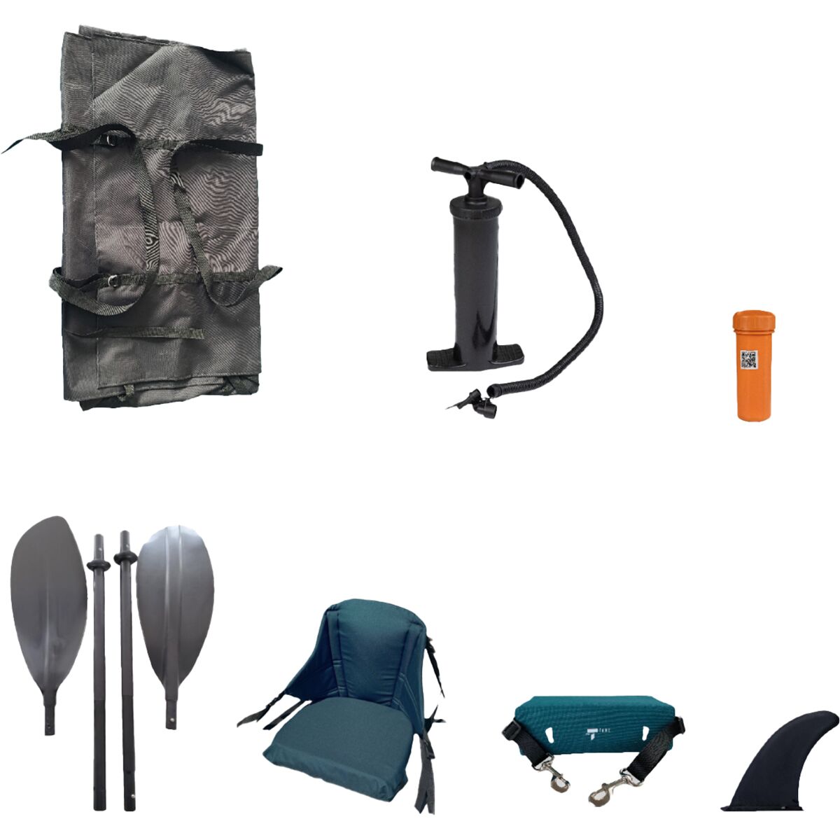 TAHE Beach K2 Inflatable Kayak Package Paddle