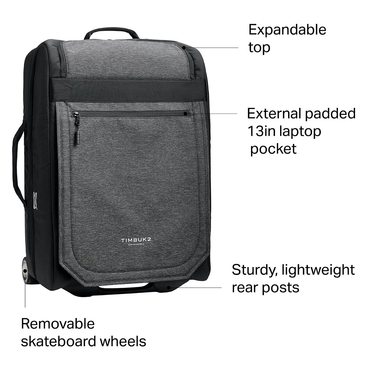 Timbuk2 CoPilot CarryOn Rolling Gear 42108L Bag Travel