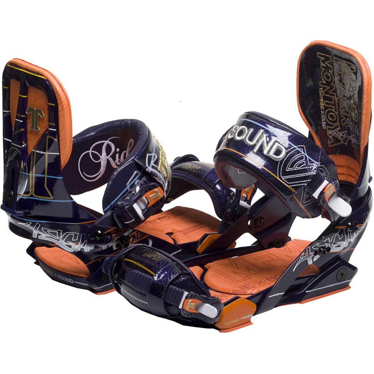 Technine MFM x Sound Pro Snowboard Binding Snowboard
