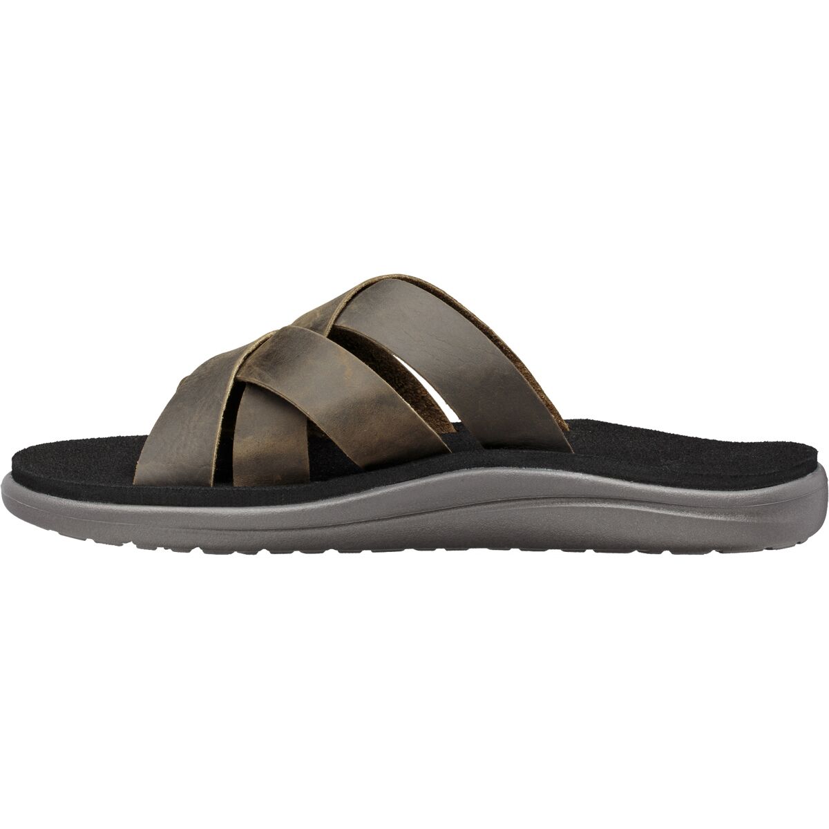 teva leather slide sandals