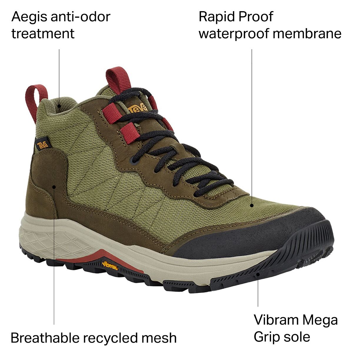 Teva Ridgeview Mid Ripstop Hiking Shoe - Men´s