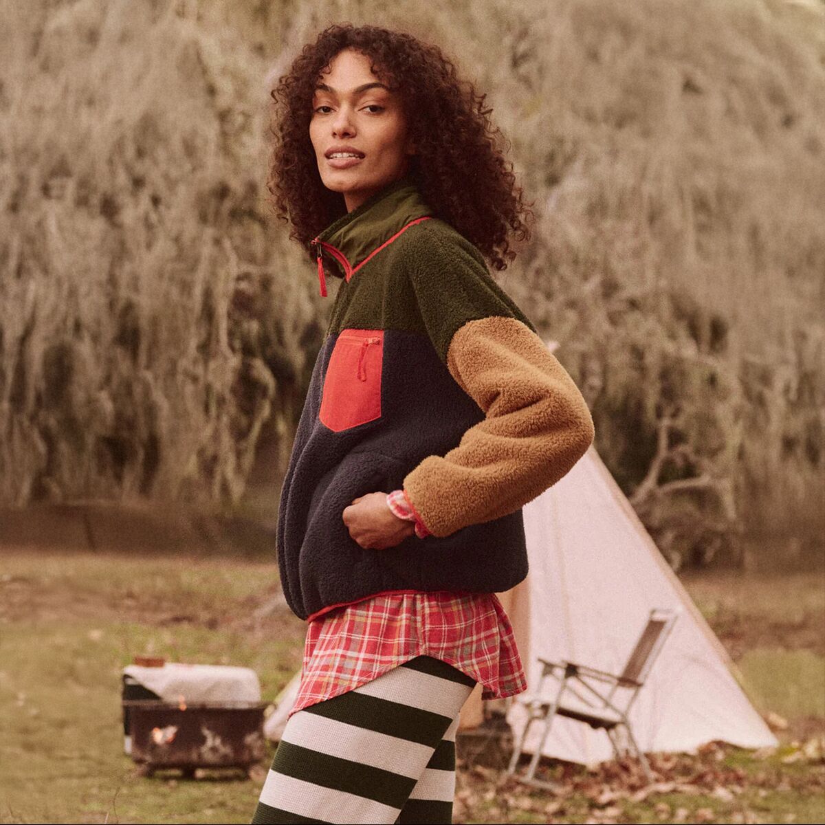 The Great Outdoors The Plush Colorblock Terrain Full-Zip...