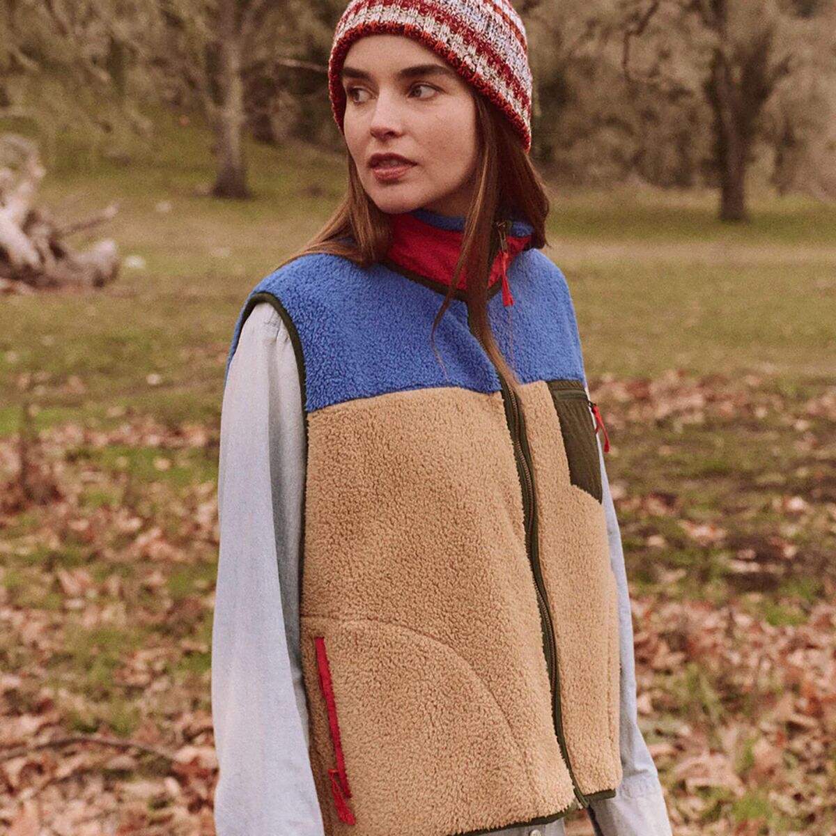 The Great Outdoors The Plush Colorblock Terrain Vest -...