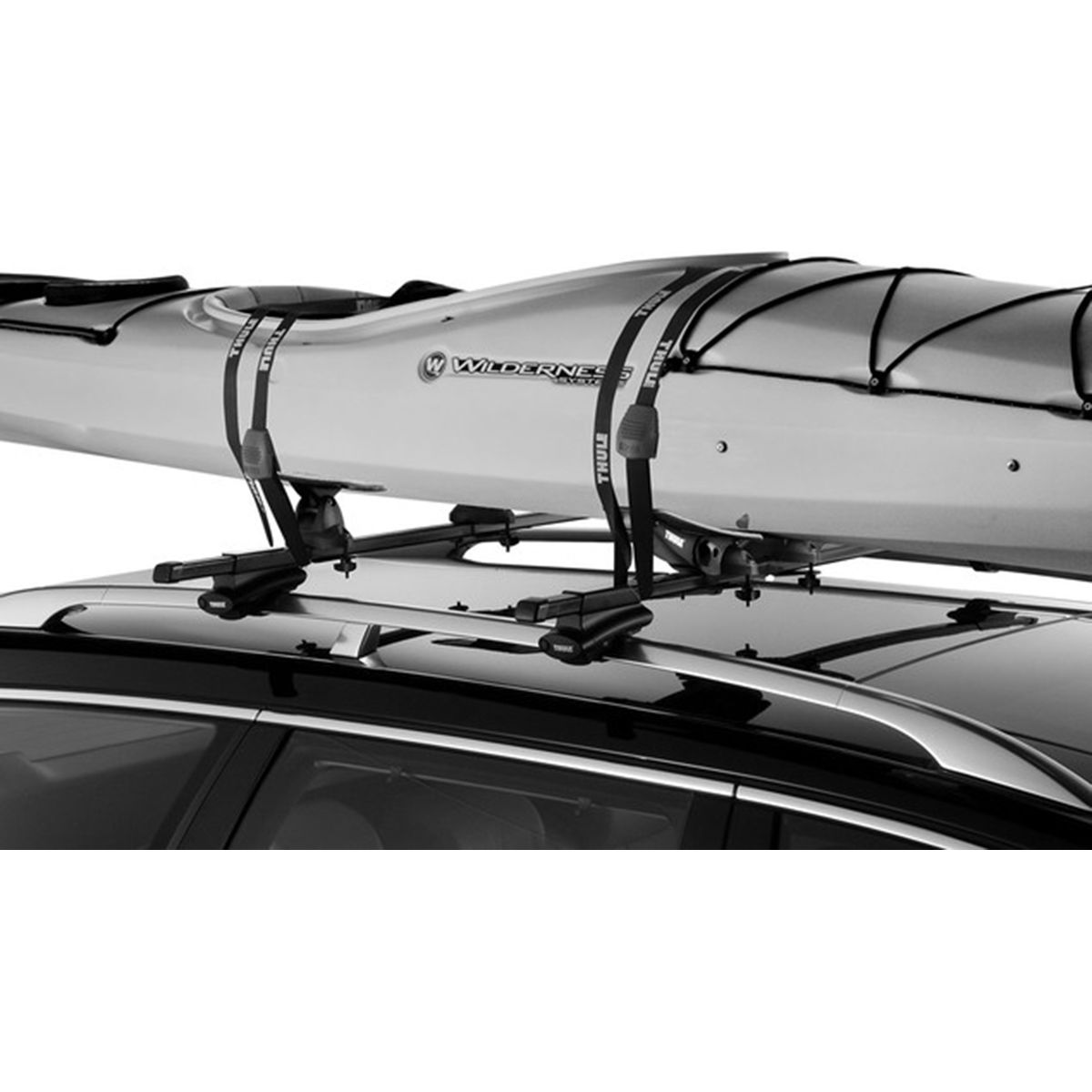 Thule Glide & Set Kayak Carrier 2 Saddles Paddle