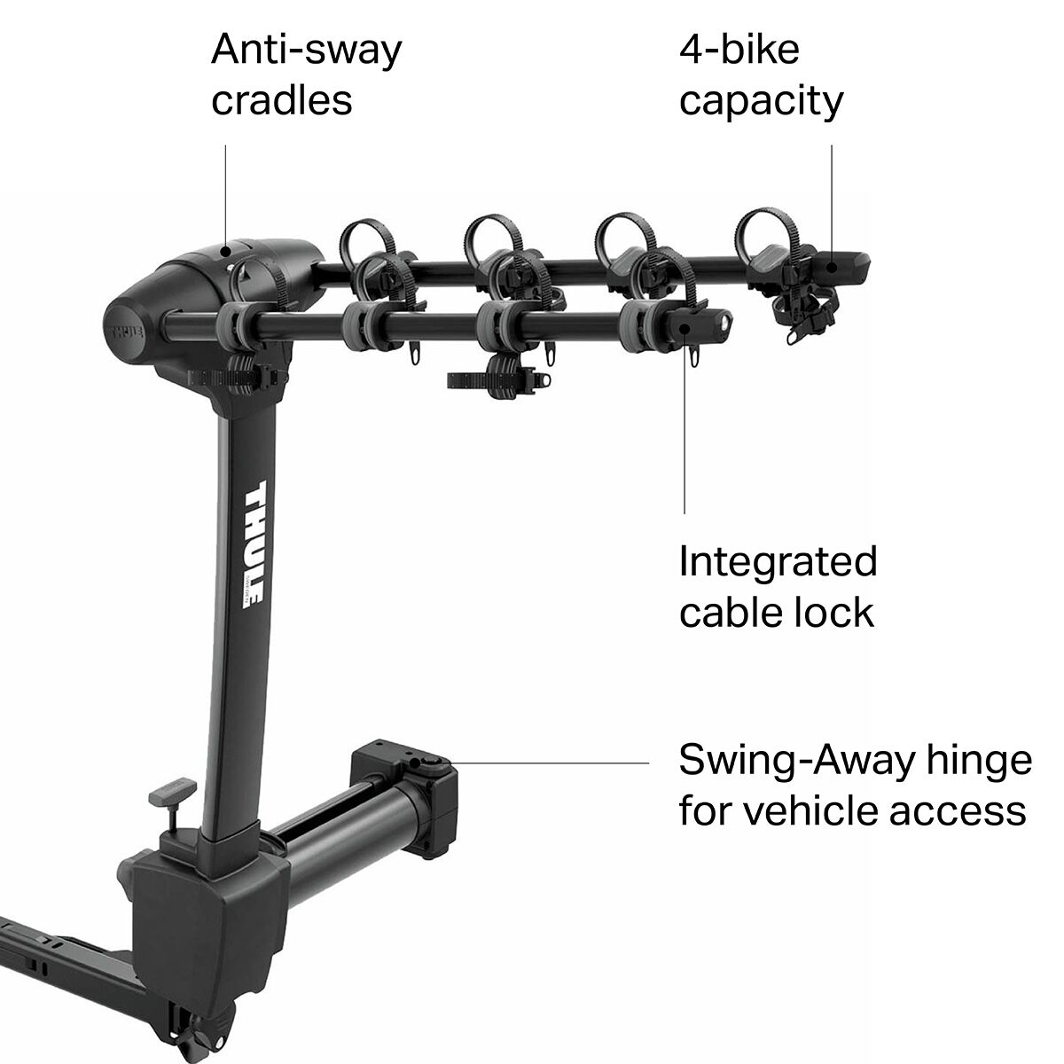 Thule Apex XT Swing Away Bike Rack - 4 Bike