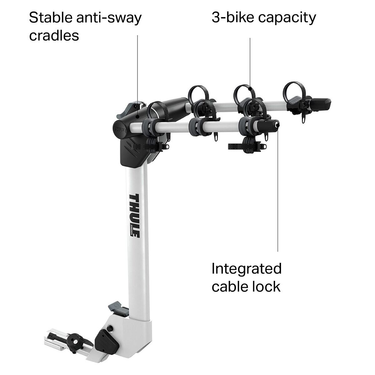 Thule Helium Pro Bike Rack - 3 Bike