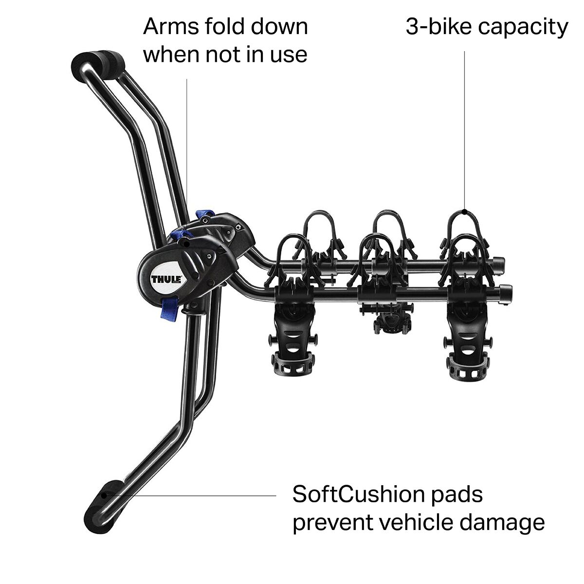 Thule Passage - 3 Bike Strap Rack + Cradles