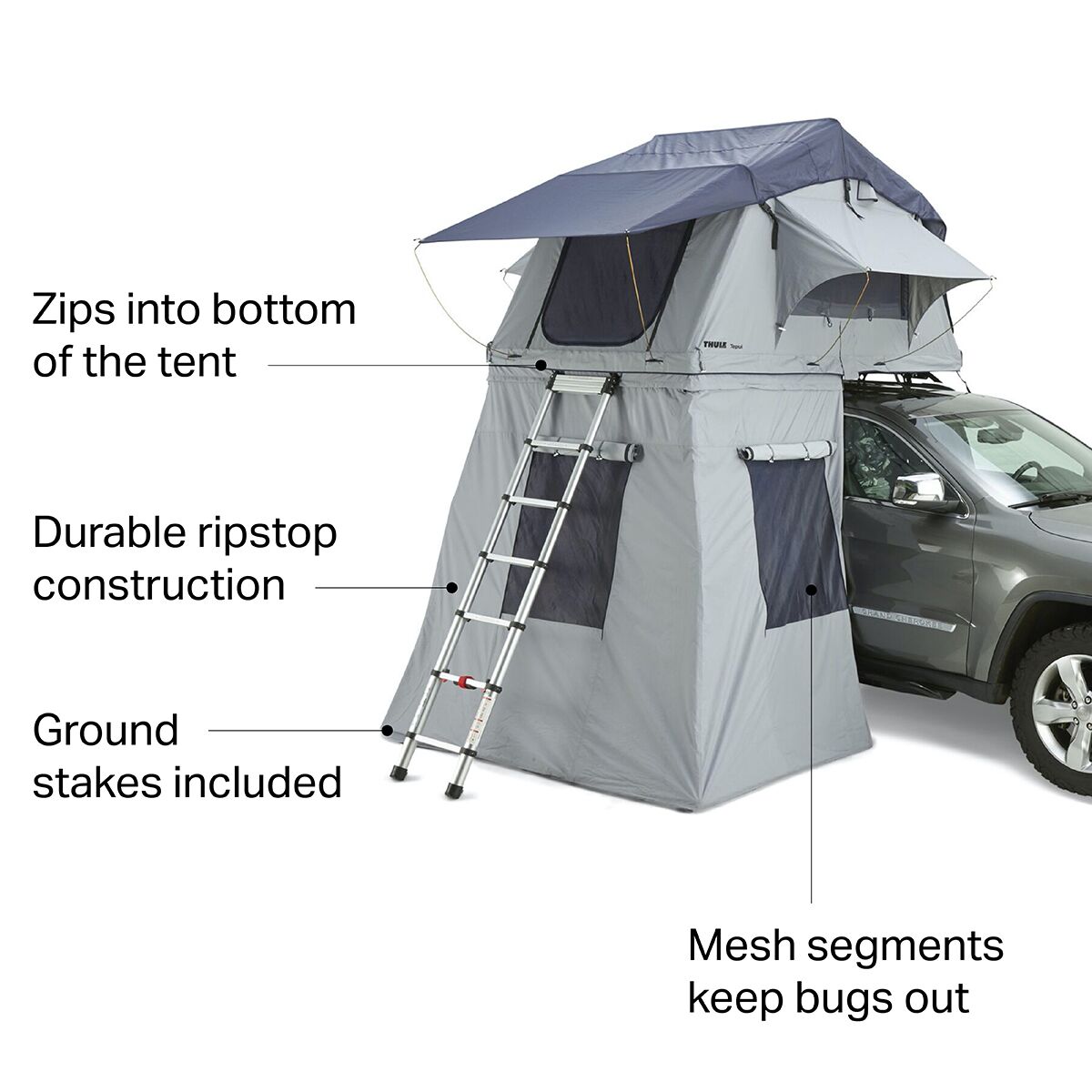 Thule x Tepui Annex for Ruggedized Kukenam 3 - Hike & Camp