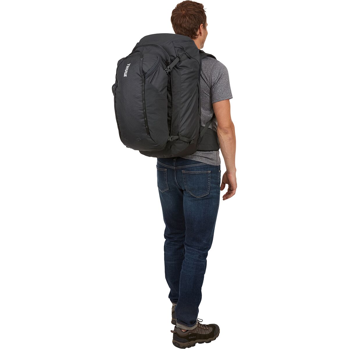 Thule Landmark 70l Rucksack – Trekkingrucksack Mit Verstecktem SafeZone Fach, CashStash & Integrierter Pfeife