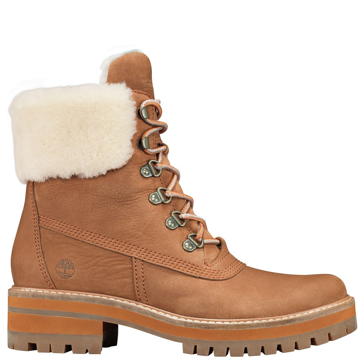 timberland women's courmayeur valley shearling wp boot