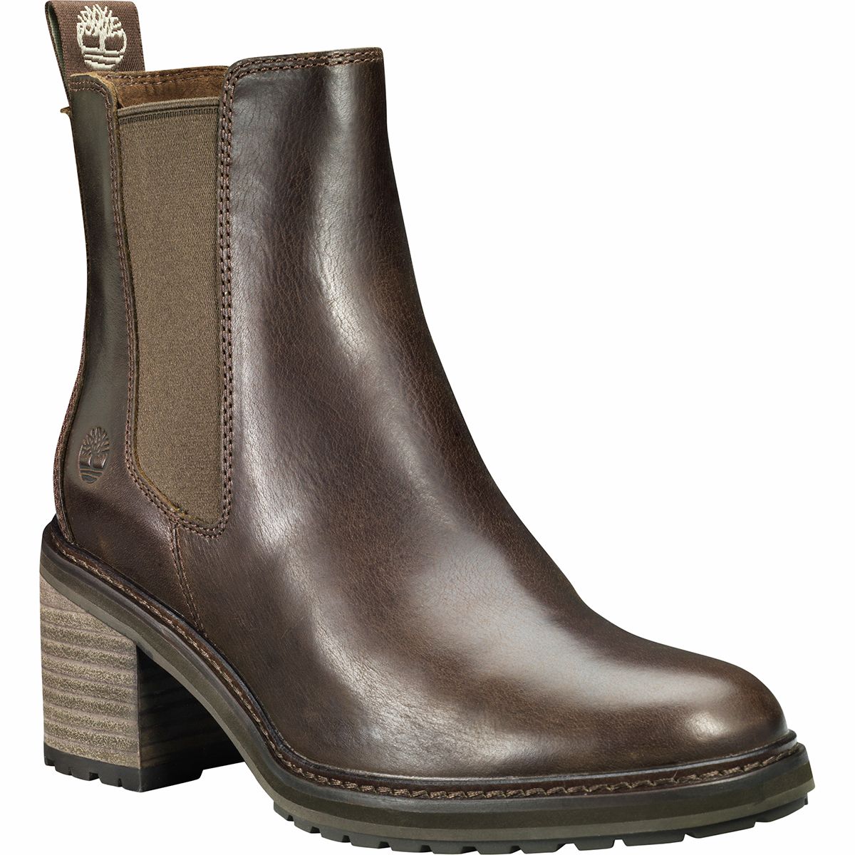 sienna high chelsea boot for women in brown