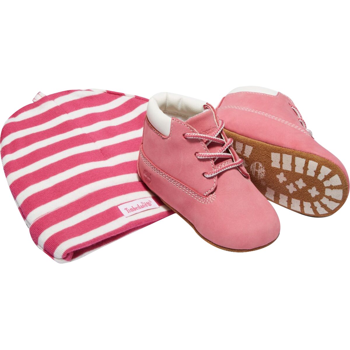 Timberland Crib Bootie & Hat Set Infants' Kids