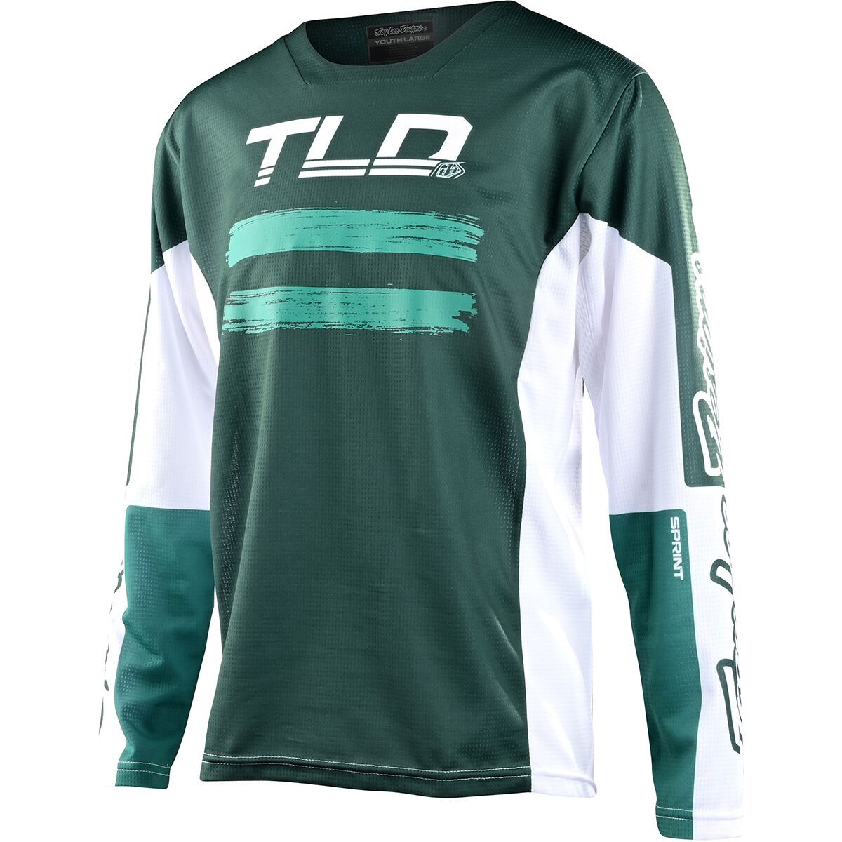 Troy Lee Designs Sprint Jersey – Men’s MTB Jersey, Moisture-Wicking, Mesh Vents, Race Fit