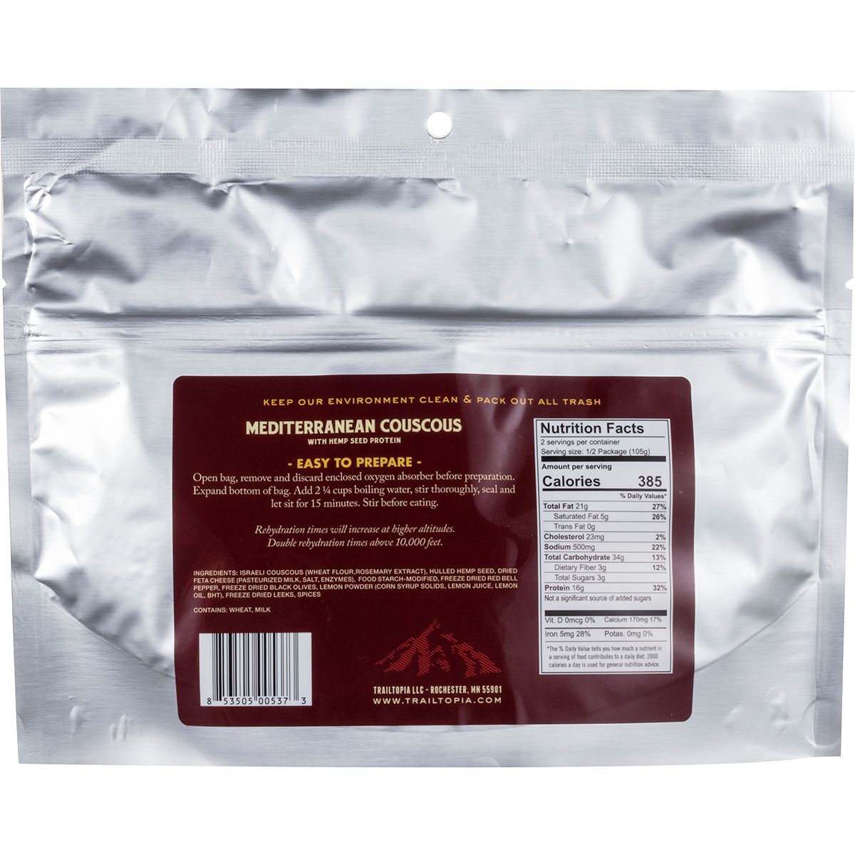 Trailtopia Mediterranean Couscous Hike & Camp