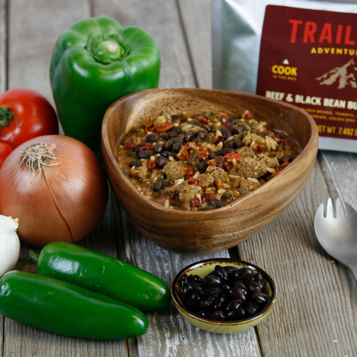 Trailtopia Beef & Black Bean Burrito