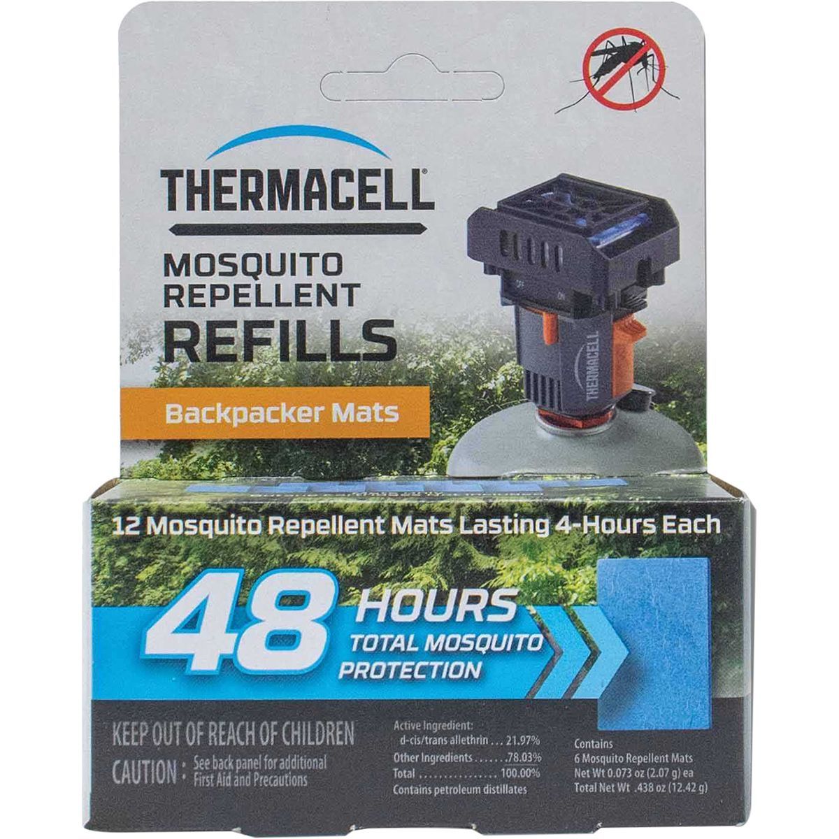 ThermaCELL Backpacker Mosquito Repeller Mat Only Refill 48 Hours