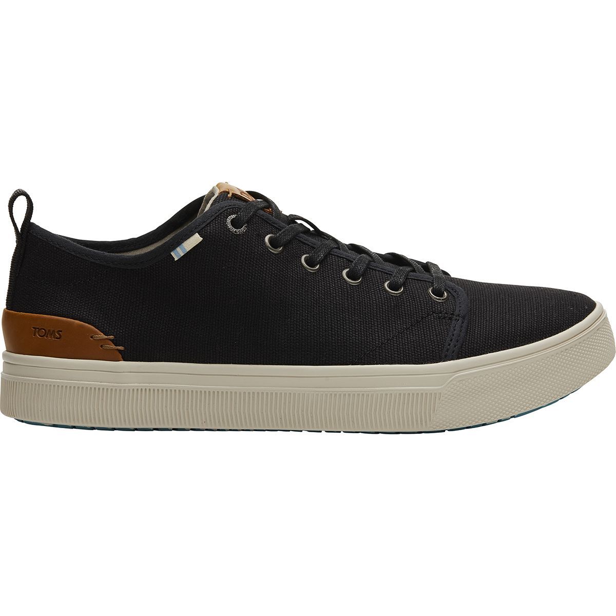 toms travel lite low canvas lace up sneaker